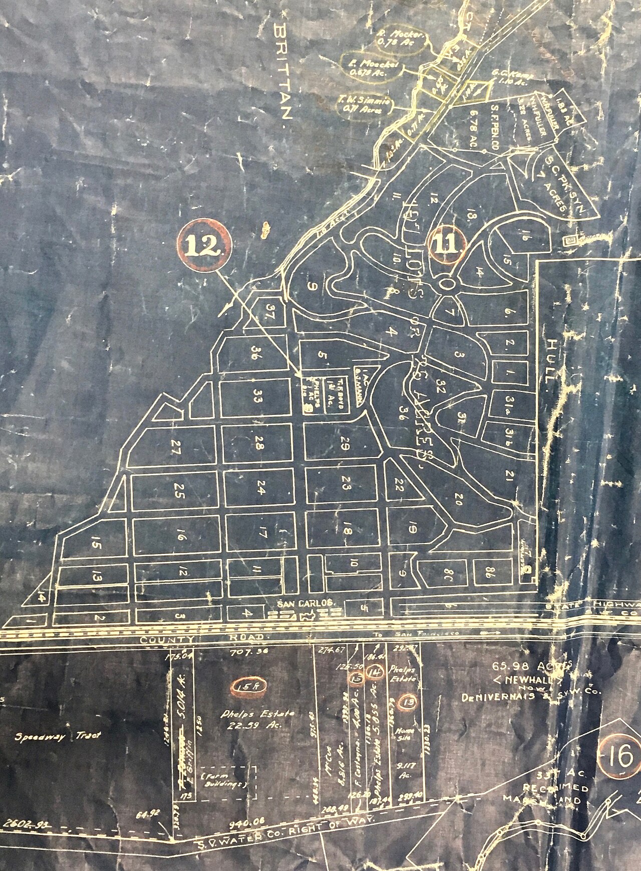 Phelps' sales were largely unsuccessful, and he eventually sold much of his land to Nicholas T. Smith's San Carlos Land Development Company.