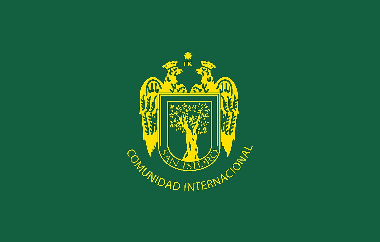 Bandera del distrito de San Isidro, Lima