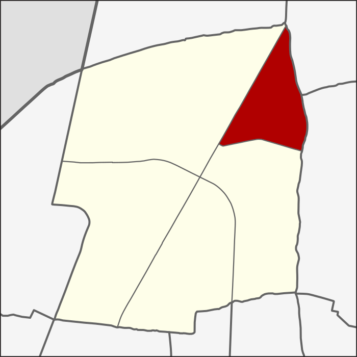 Map of the district (khet) of Chatuchak, Bangkok, Thailand, highlighting the subdistrict (khwaeng) of Sena Nikhom.