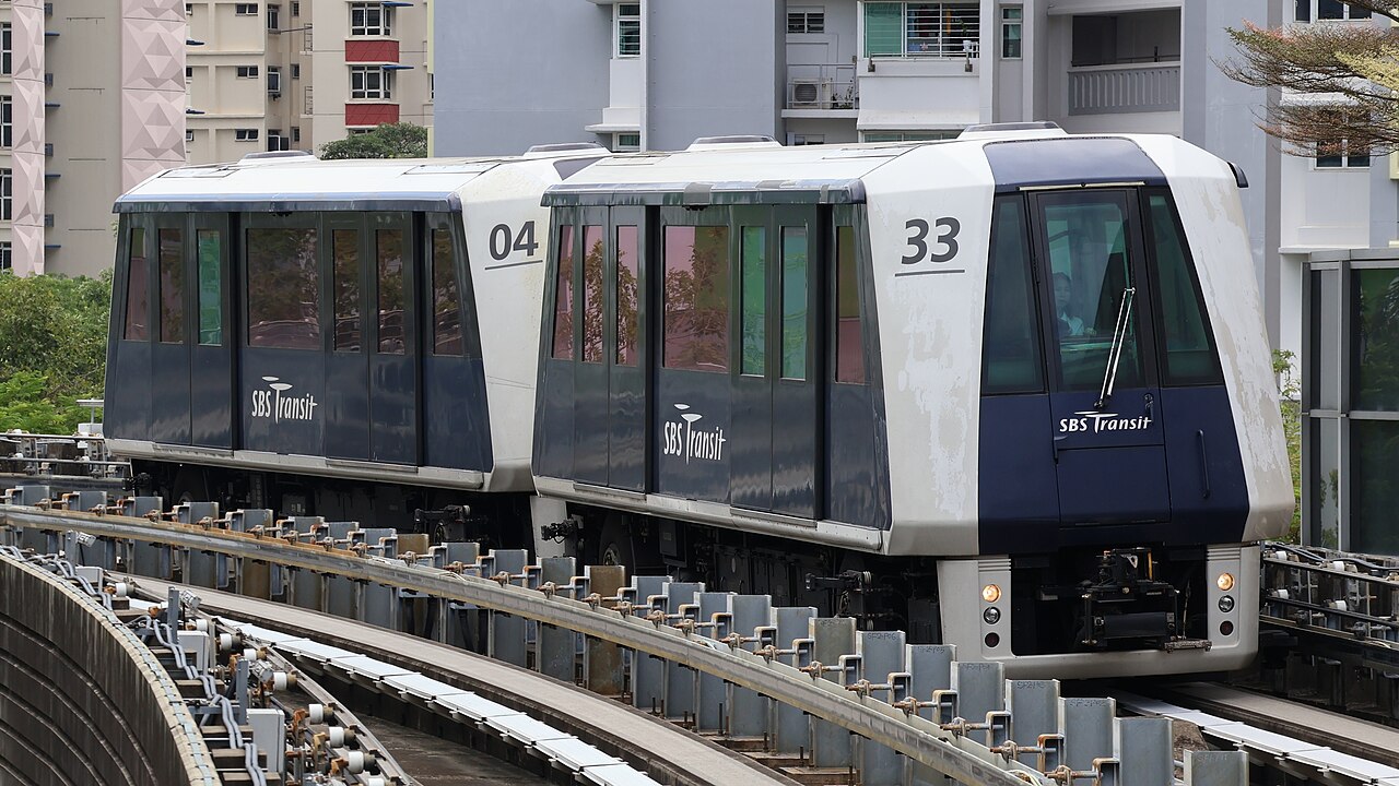 Mitsubishi Heavy Industries Crystal Mover C810 @ Fernvale station