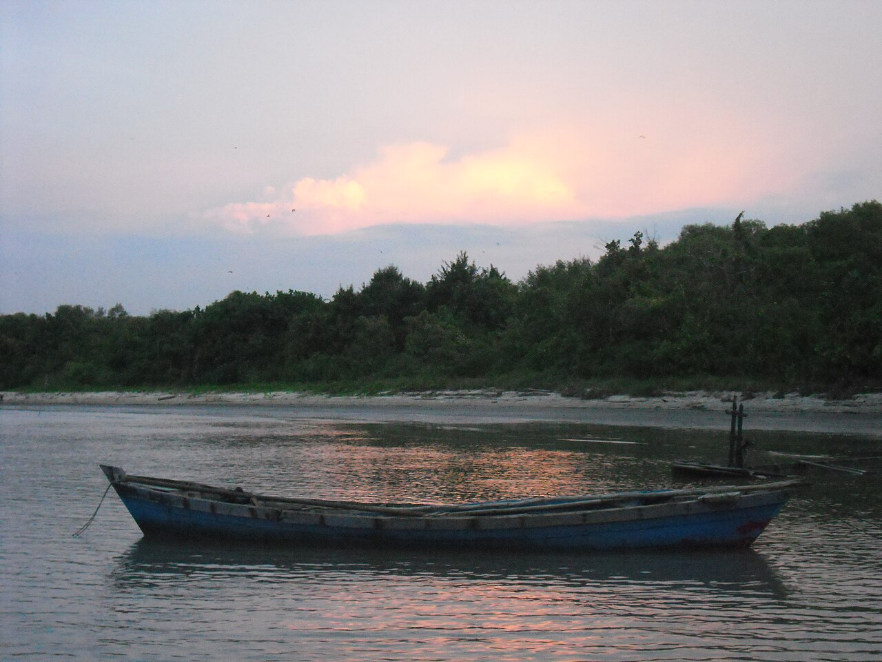 Sore hari di Cagar Alam Pulau Dua, Banten