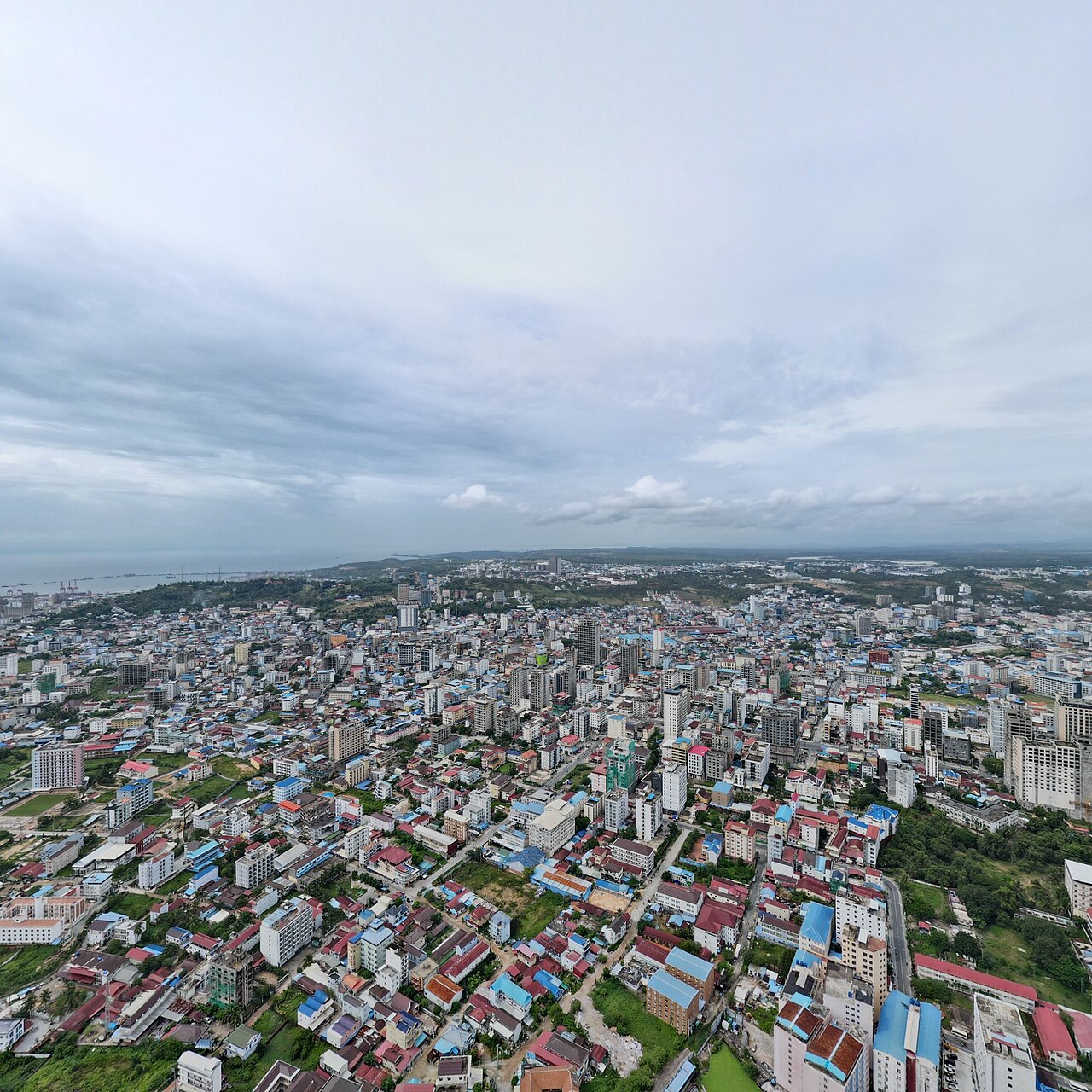 Sihanoukville City (Left view of panorama)