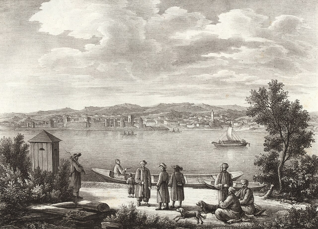 Semendria (Smederevo) city and fortress, 1826