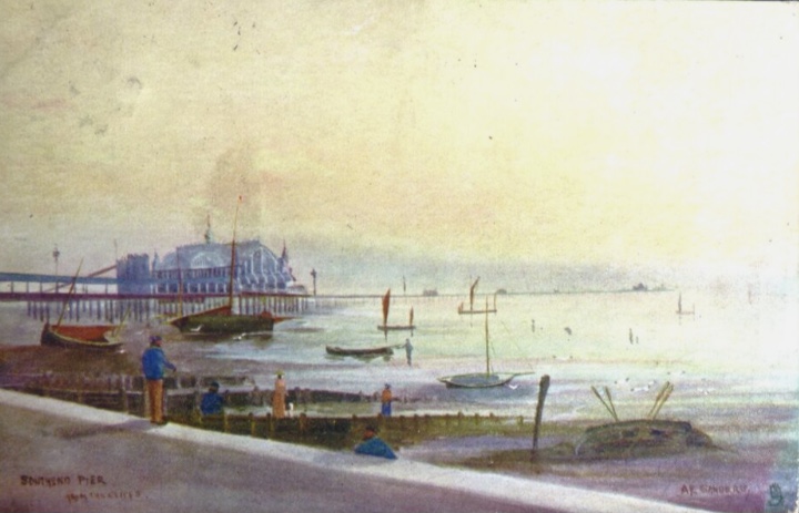 A. E. Sanders, “Southend Pier” at Southend on Sea