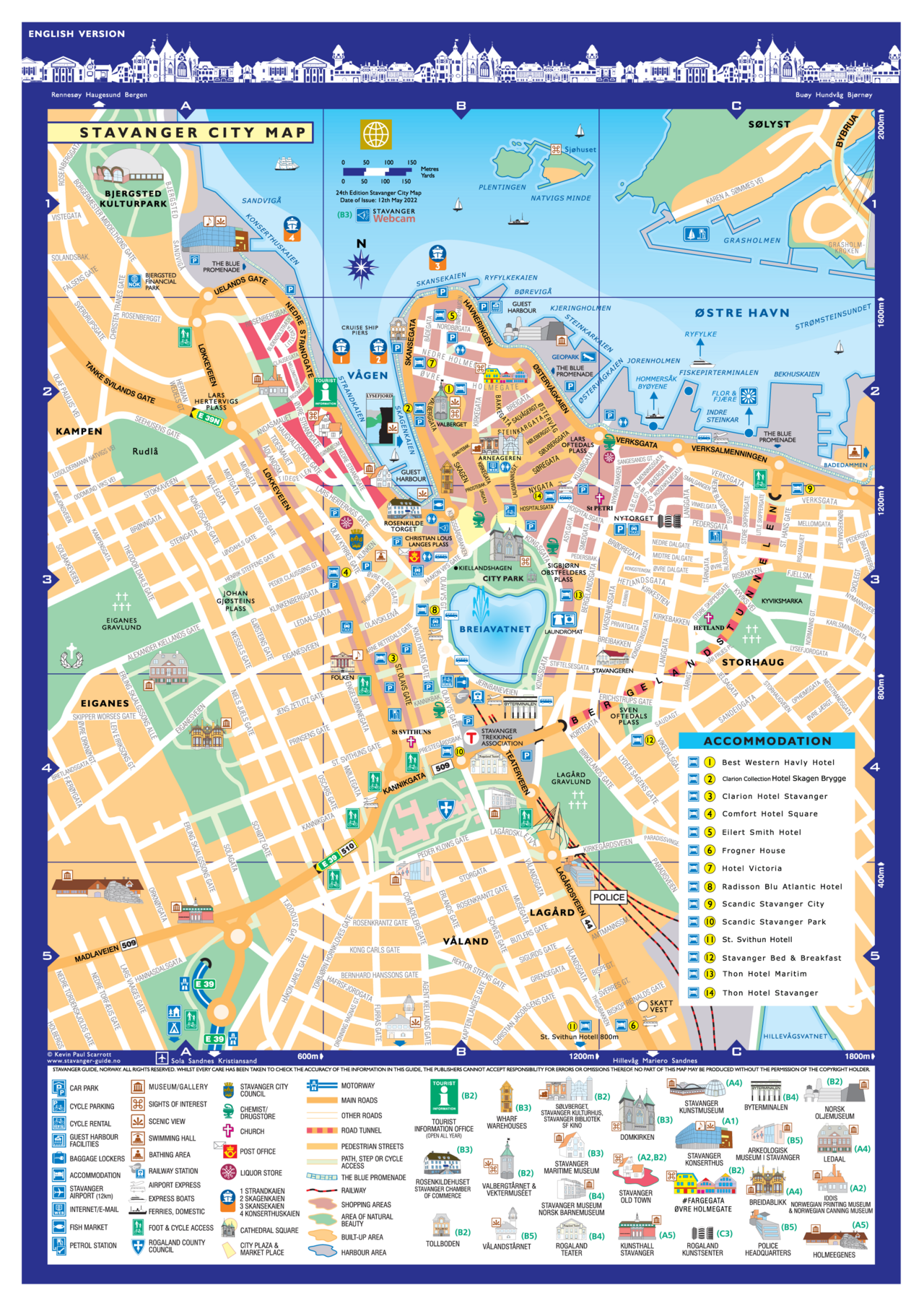 City Map Stavanger Norway