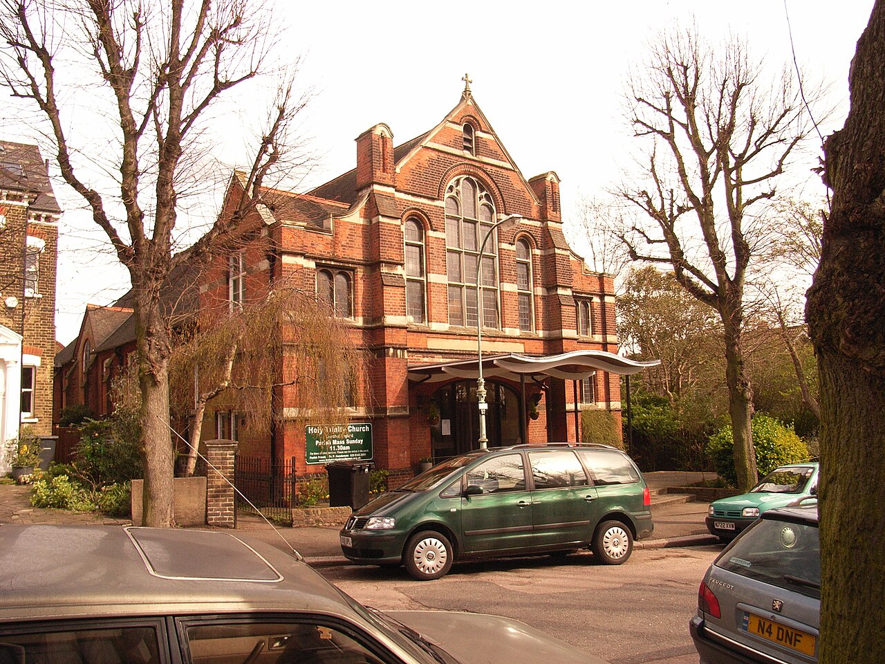 Holy Trinity church, Granville Road, Stroud Green, London, N4.