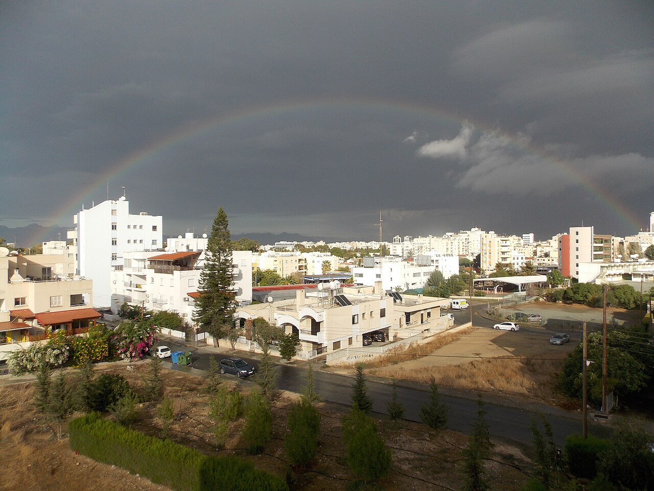 Rainbow over Strovolos