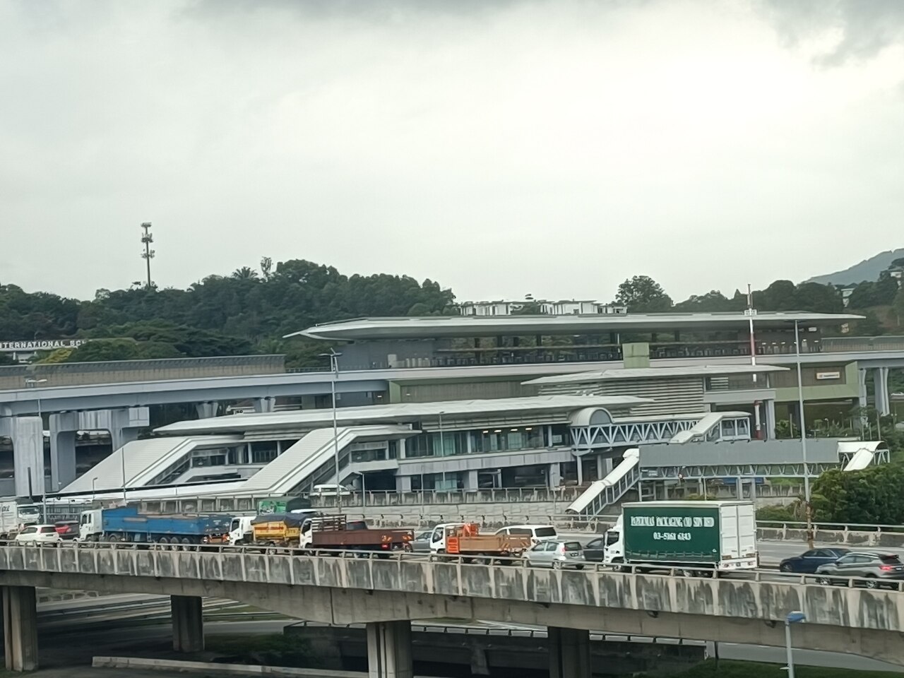 Sungai Buloh Station from MRT track