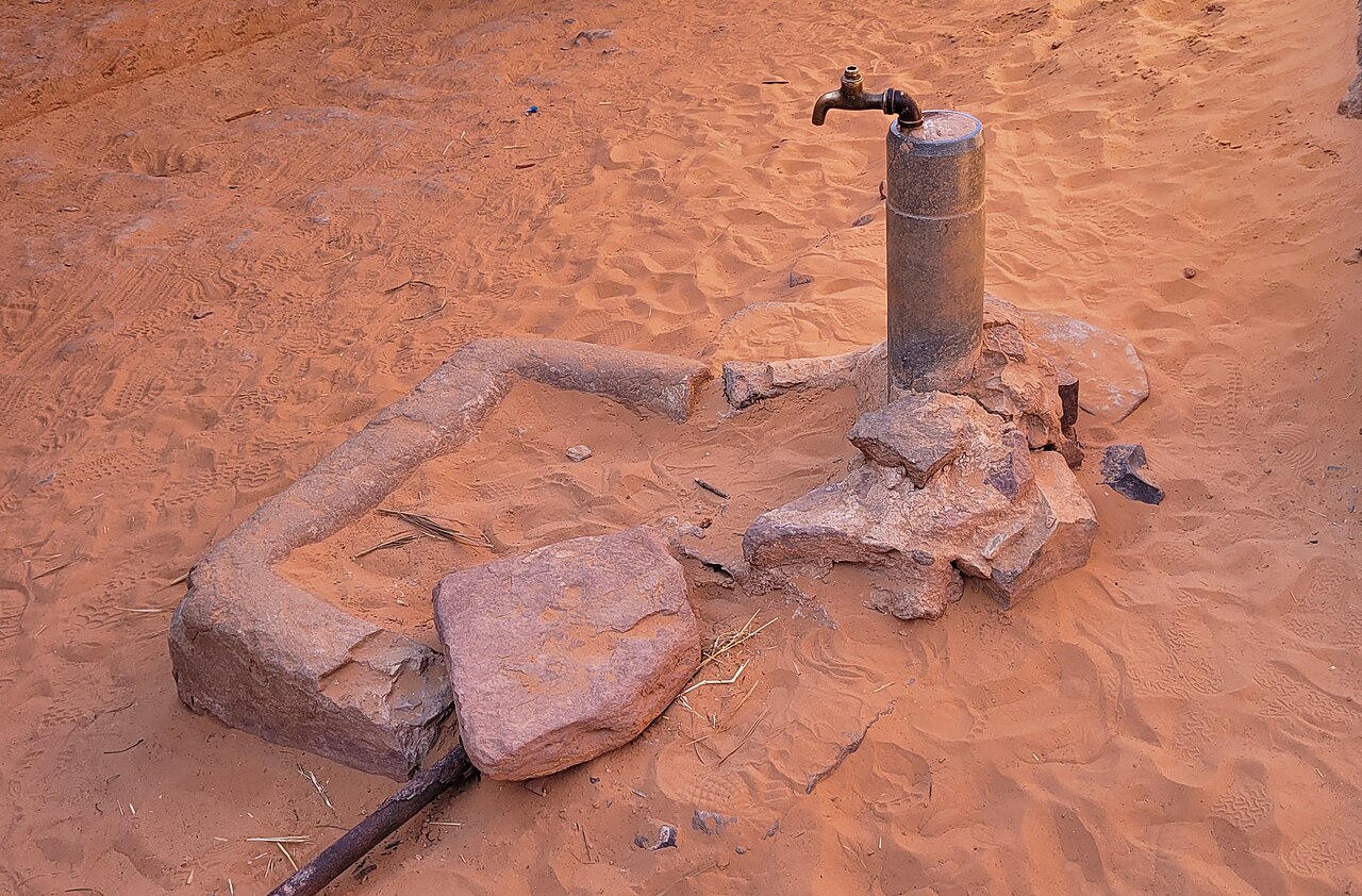 Water tap in Ksar Tala, Algeria