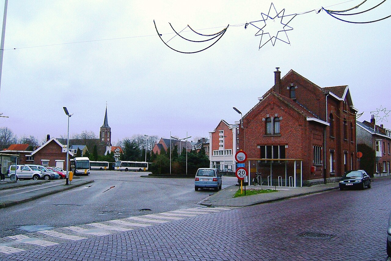 Old tram station in Rumst.