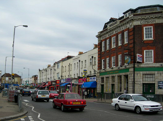High Street, Thornton Heath At the corner of Nursery Road.