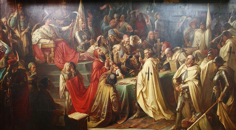 Cropped version of http://commons.wikimedia.org/wiki/File:Marian_Jaroczy%C5%84ski_-_II_Traktat_Toru%C5%84ski.jpg