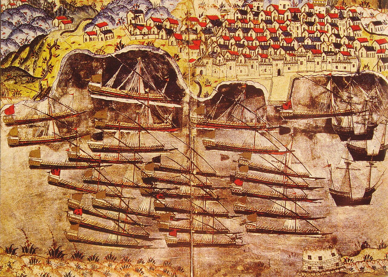 Barbarossa's fleet_wintering_in_Toulon_1543