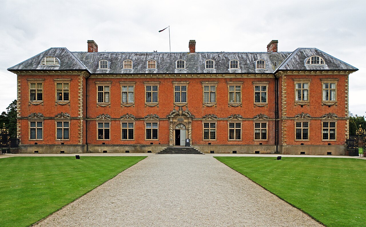 Northwestern façade of Tredegar House, Newport, south Wales