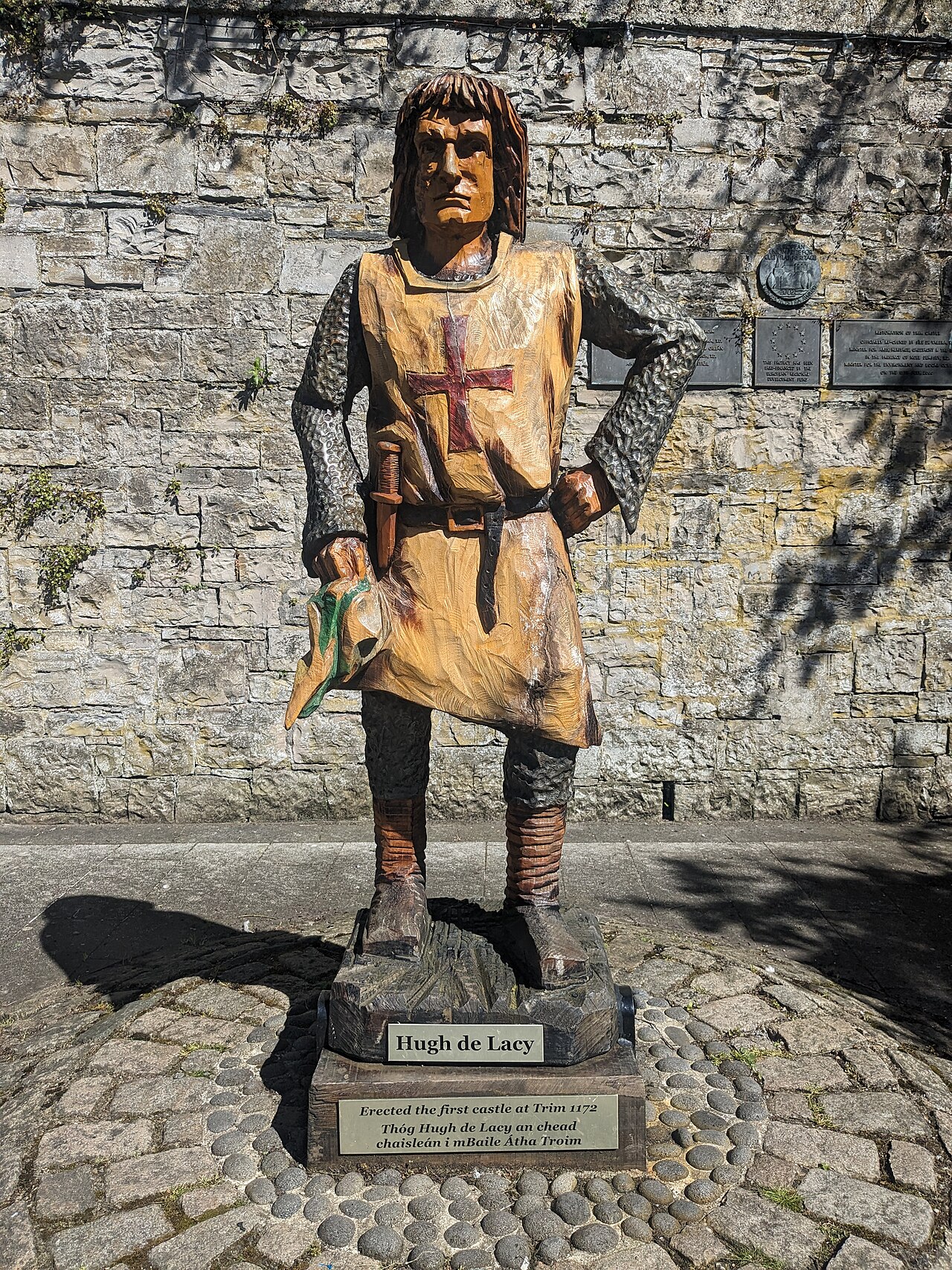 Hugh de Lacy: Erected the first castle at Trim 1172.