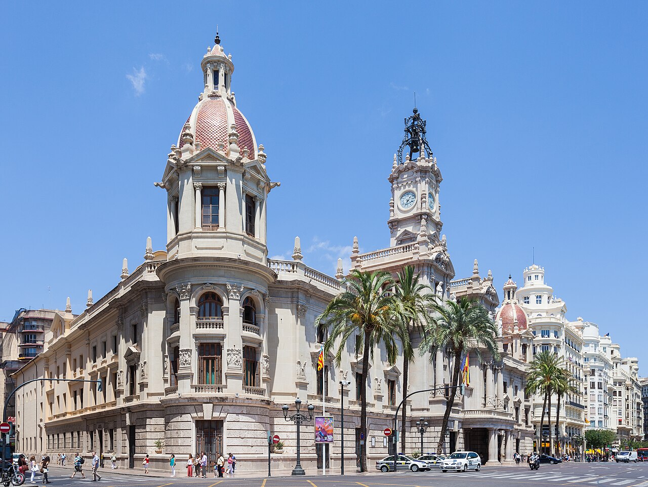 City hall, Valencia, Spain.