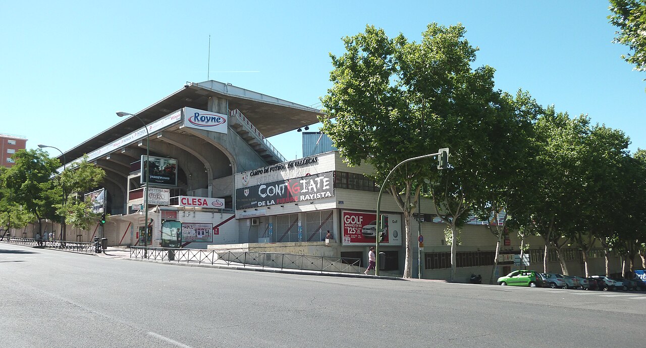 View of Teresa Rivero Stadium in Madrid (Spain).