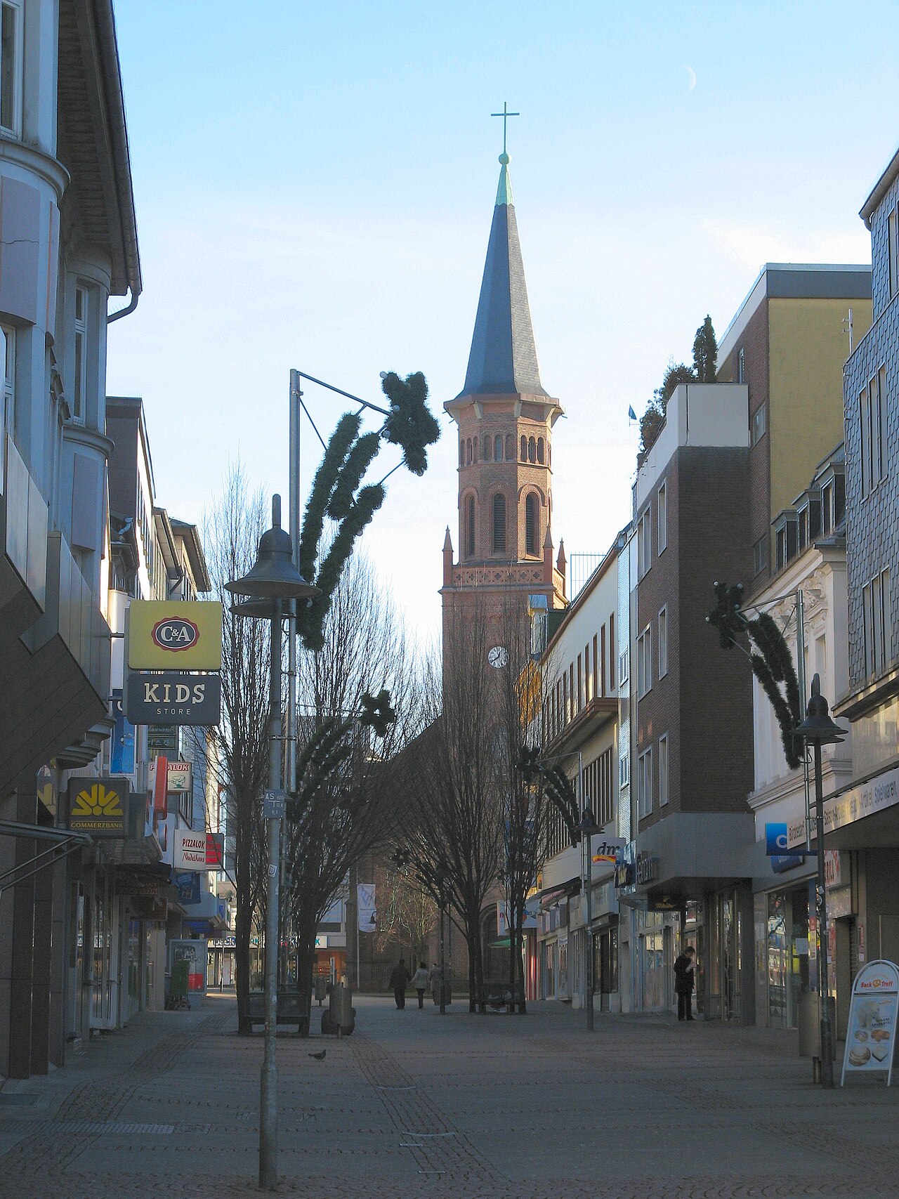 Wattenscheid, Friedenskirche (Church of peace). The name of the church reminds at the peace after the German/French war in 1870/71. The date of dedication was the 3rd of November 1880.