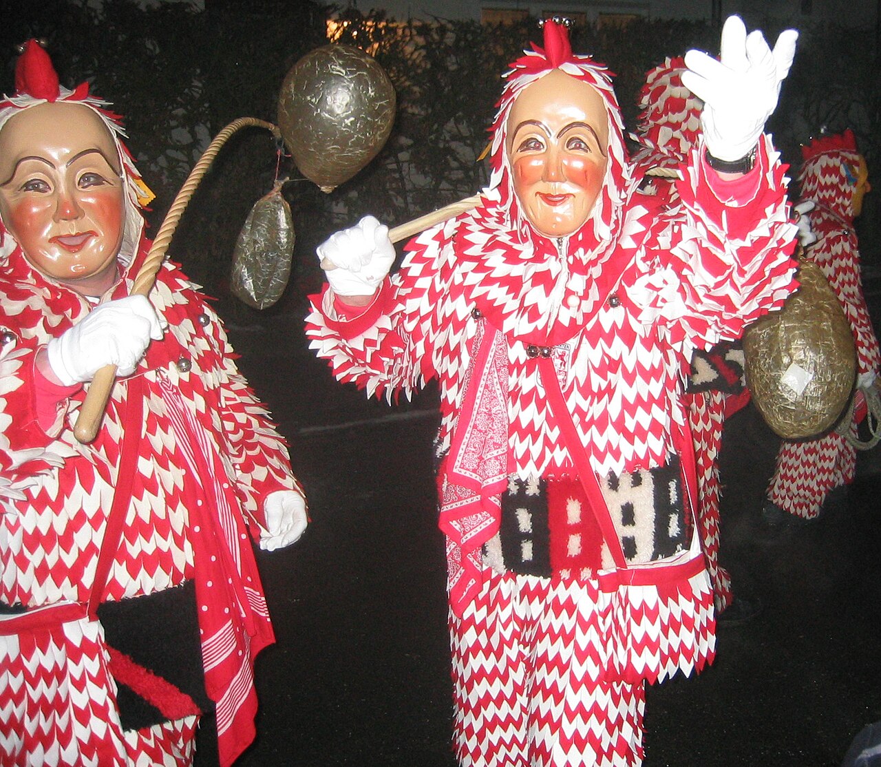 Weingarten, Germany: Plätzler carnival masks