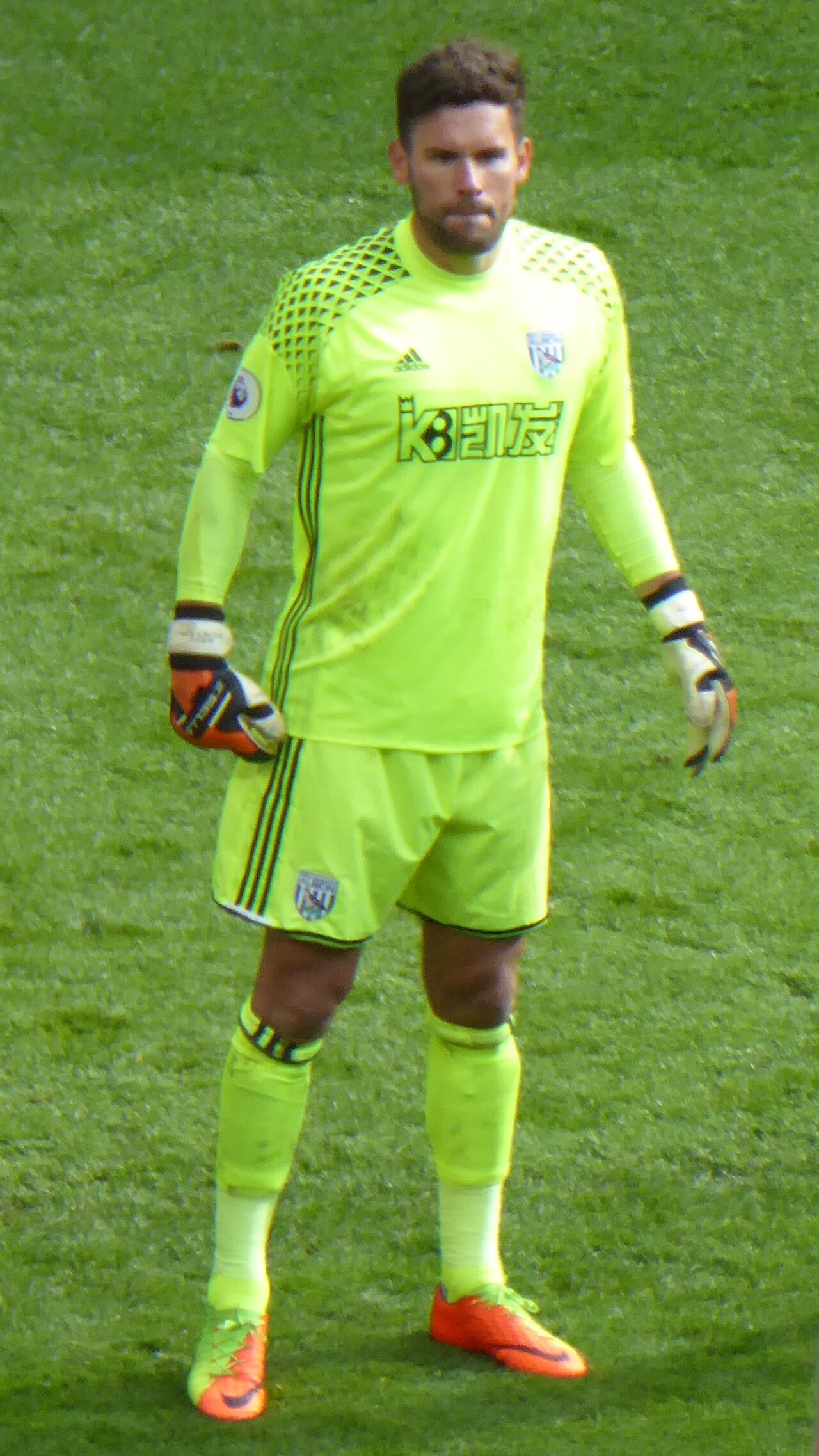 Ben Foster of West Bromwich AlbionManchester United v West Bromwich Albion (0-0), Premier League, Old Trafford, Manchester, Greater Manchester, England, 1 April 2017