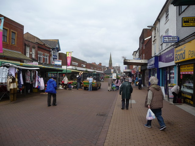 Street market in West Bromwich