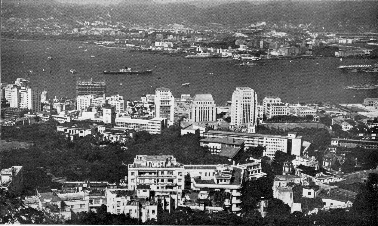 Central, and Kowloon across the harbour, seen from the Mid-Levels