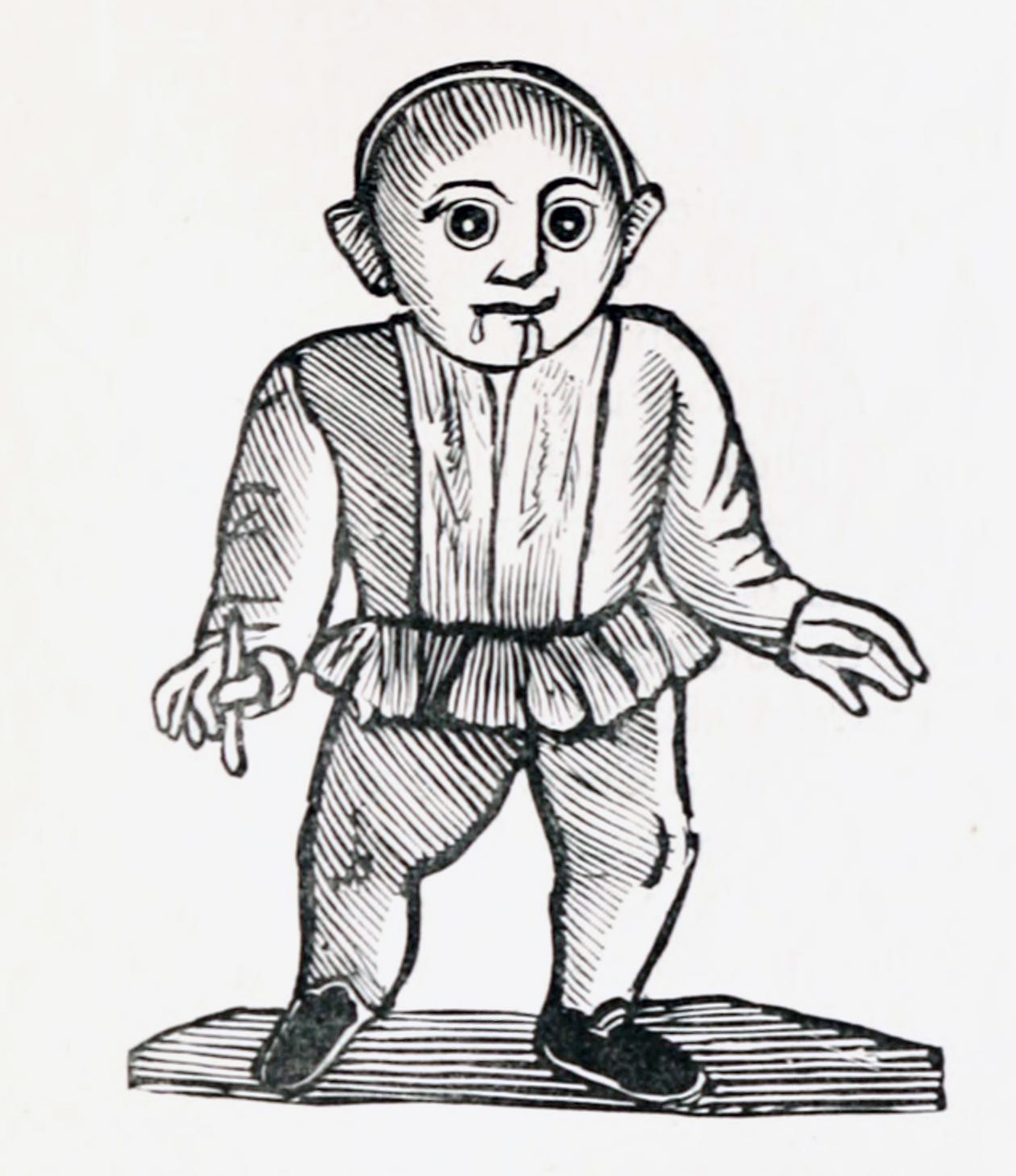 Illustration from an 18th century chapbook reproduced in Chap-books of the eighteenth century by John Ashton (1834).