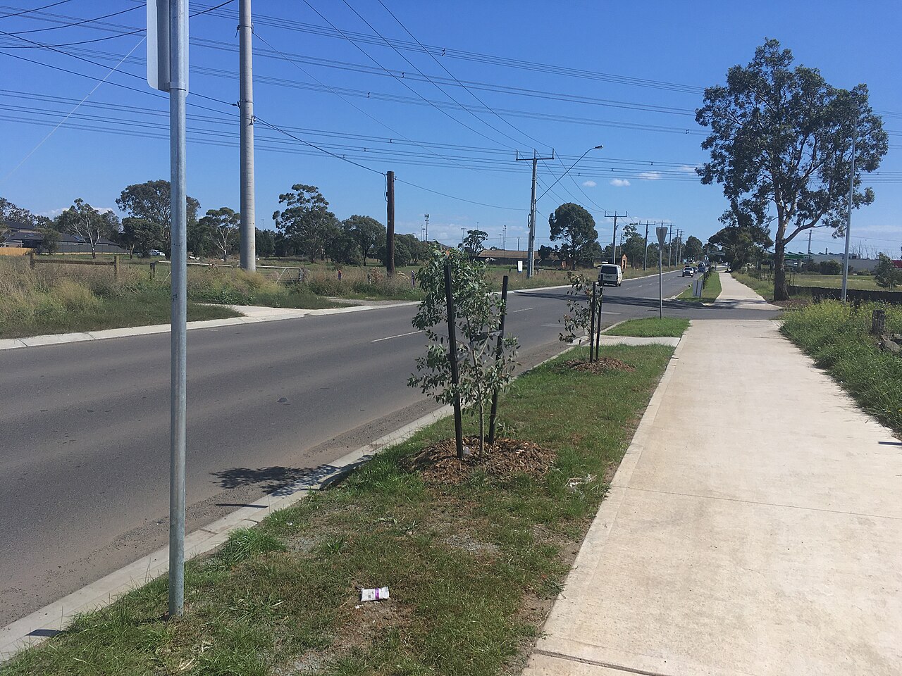 End of Darebin Creek Trail, Wollert