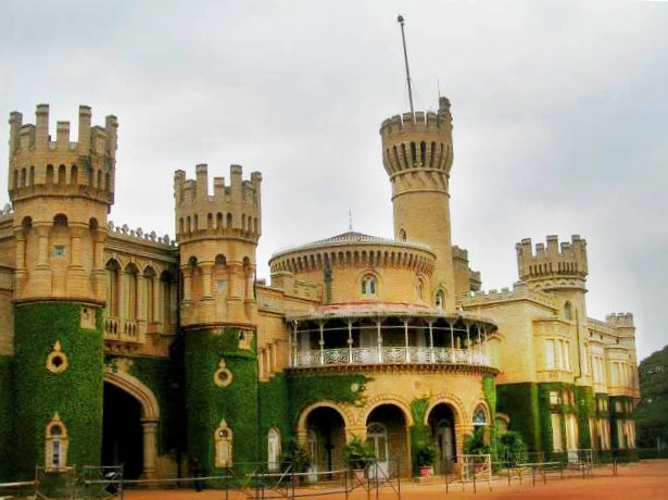 http://en.wikipedia.org/wiki/Image:Bangalorepalace2.jpg
Photograph of Bangalore Palace, by L. Shyamal December 2005
Photograph edited by AreJay, January 22, 2006. & user:nikkul, Nov 2007