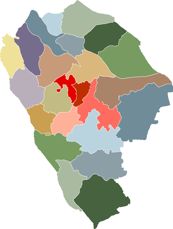 administrative division of  Zhongshan, Guangdong, China