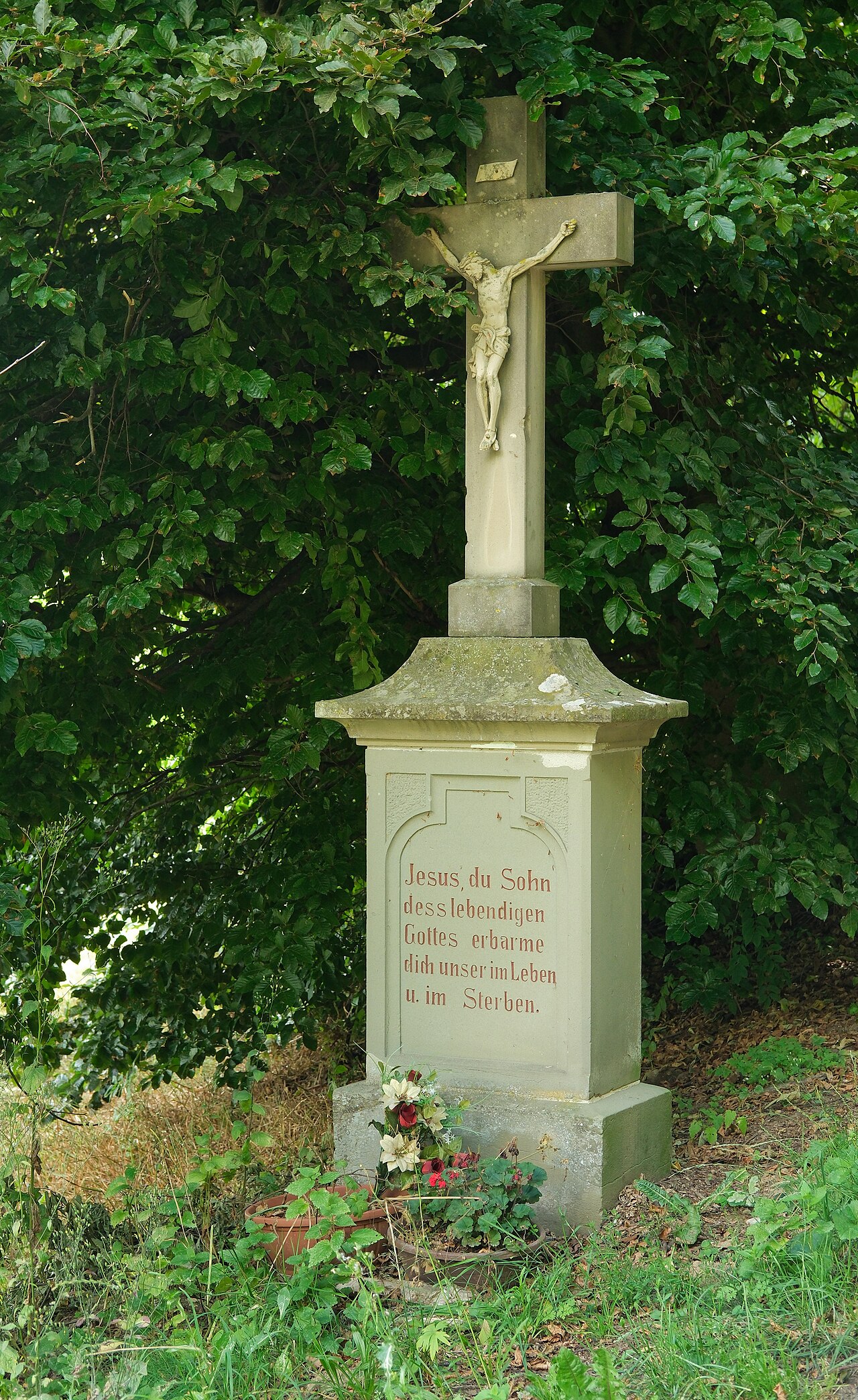 Wayside cross, Zimmern ob Rottweil, district Rottweil, Baden–Württemberg, Germany