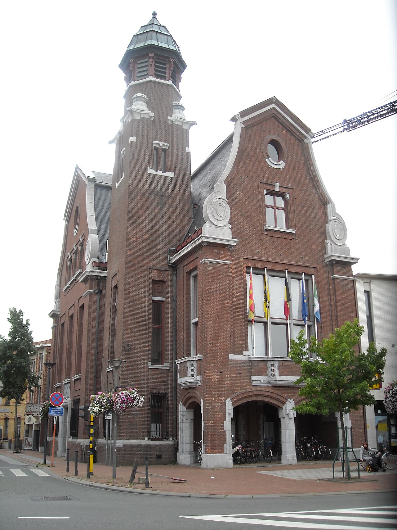 Town Hall, Dorp West 2, Zwijndrecht, BE, built 1931-1935.