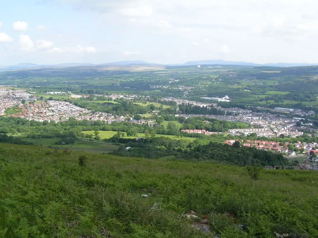 View from road to Ferndale