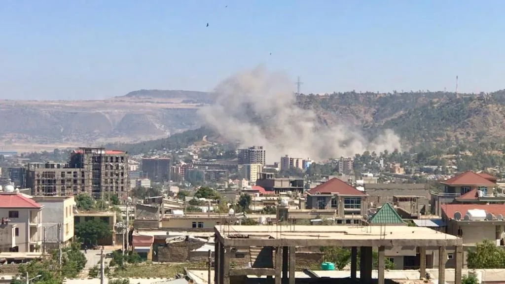 Aftermath of Mekele airstrike