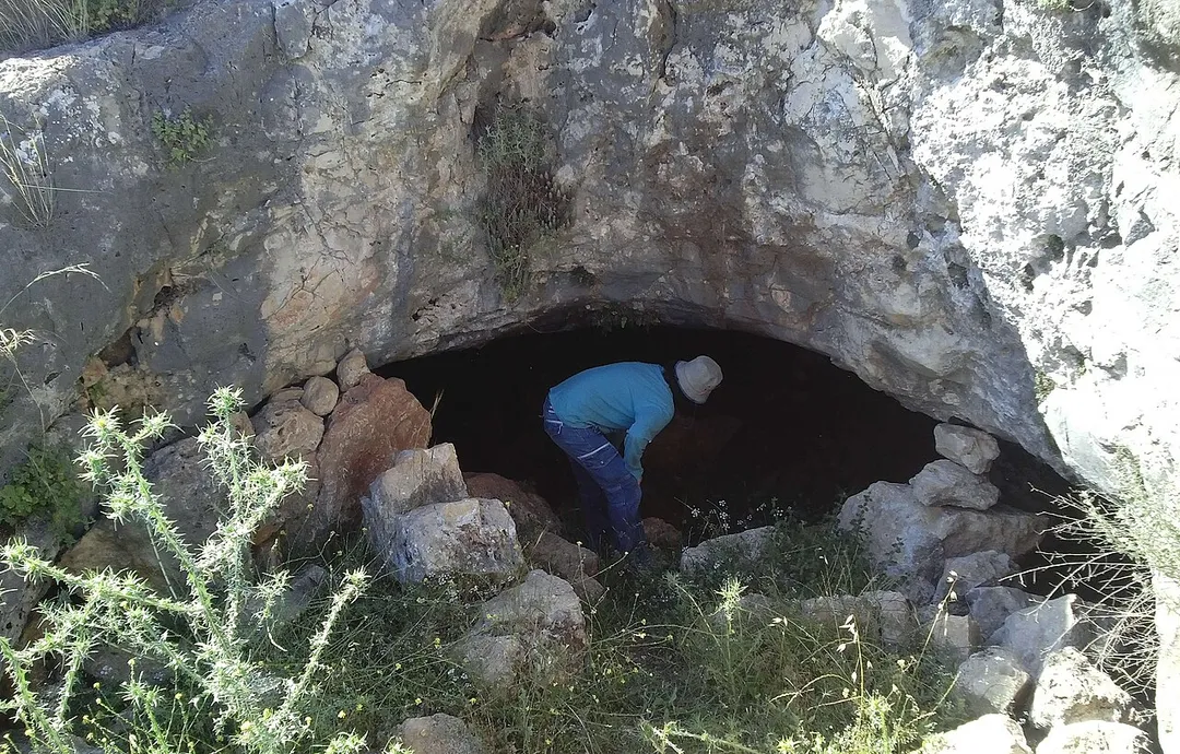 Abud cave, near the West Bank village Abud.