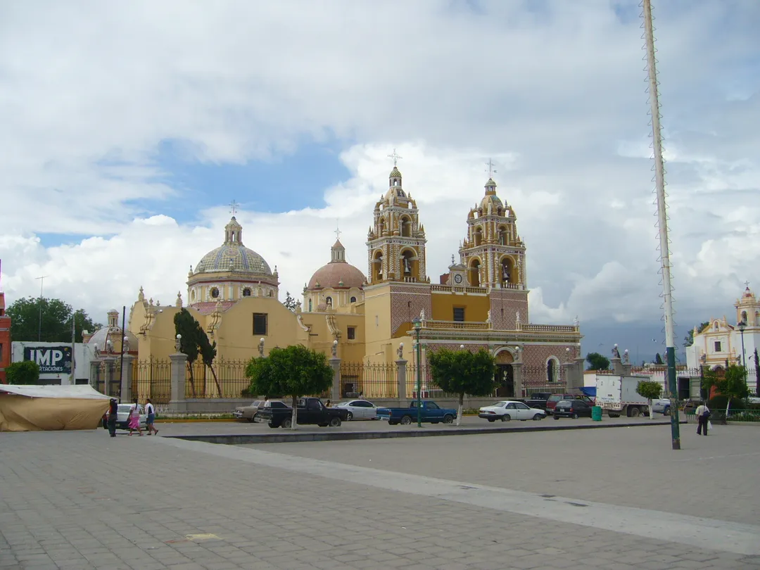 Iglesia de Acatzingo, Puebla, México.