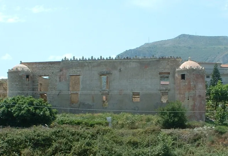 The medieval castle of Acquedolci, in Sicily, in Italy