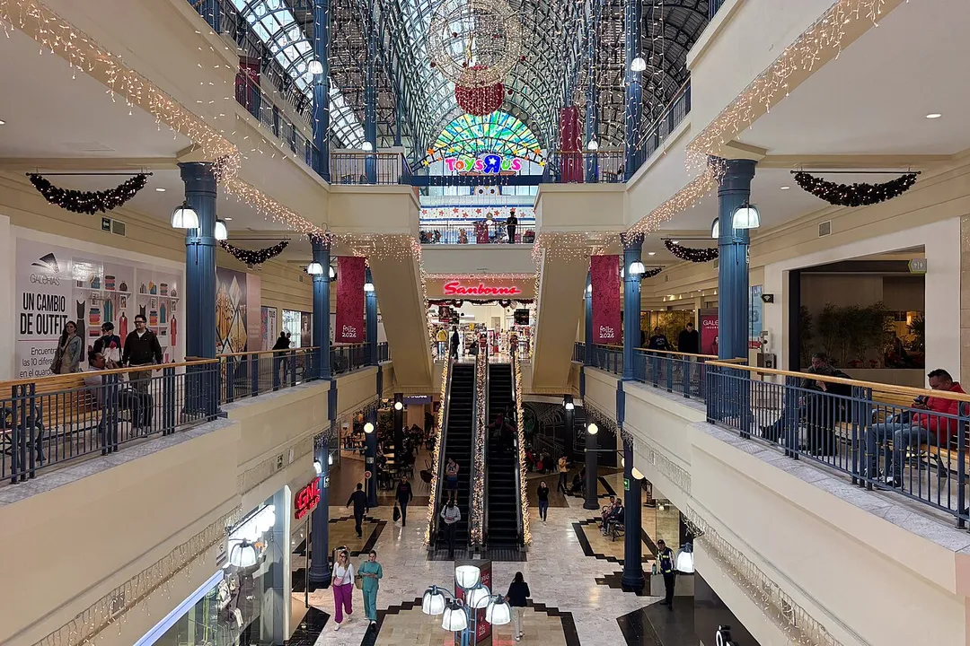 Galerías Insurgentes shopping mall in Mexico City, December 2025
