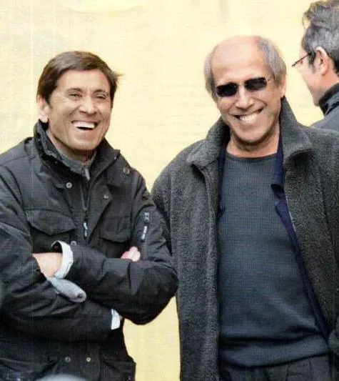 Adriano Celentano and Gianni Morandi.