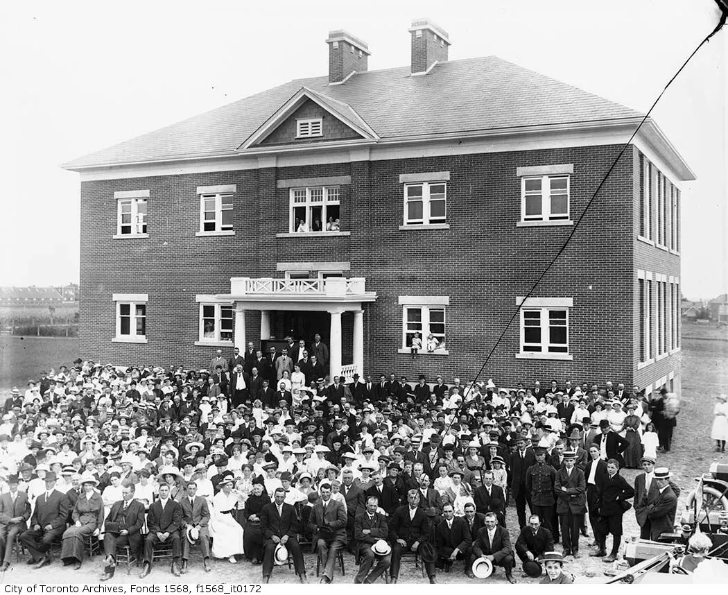 Agincourt Public School opening ceremonies, Agincourt, Scarborough Township