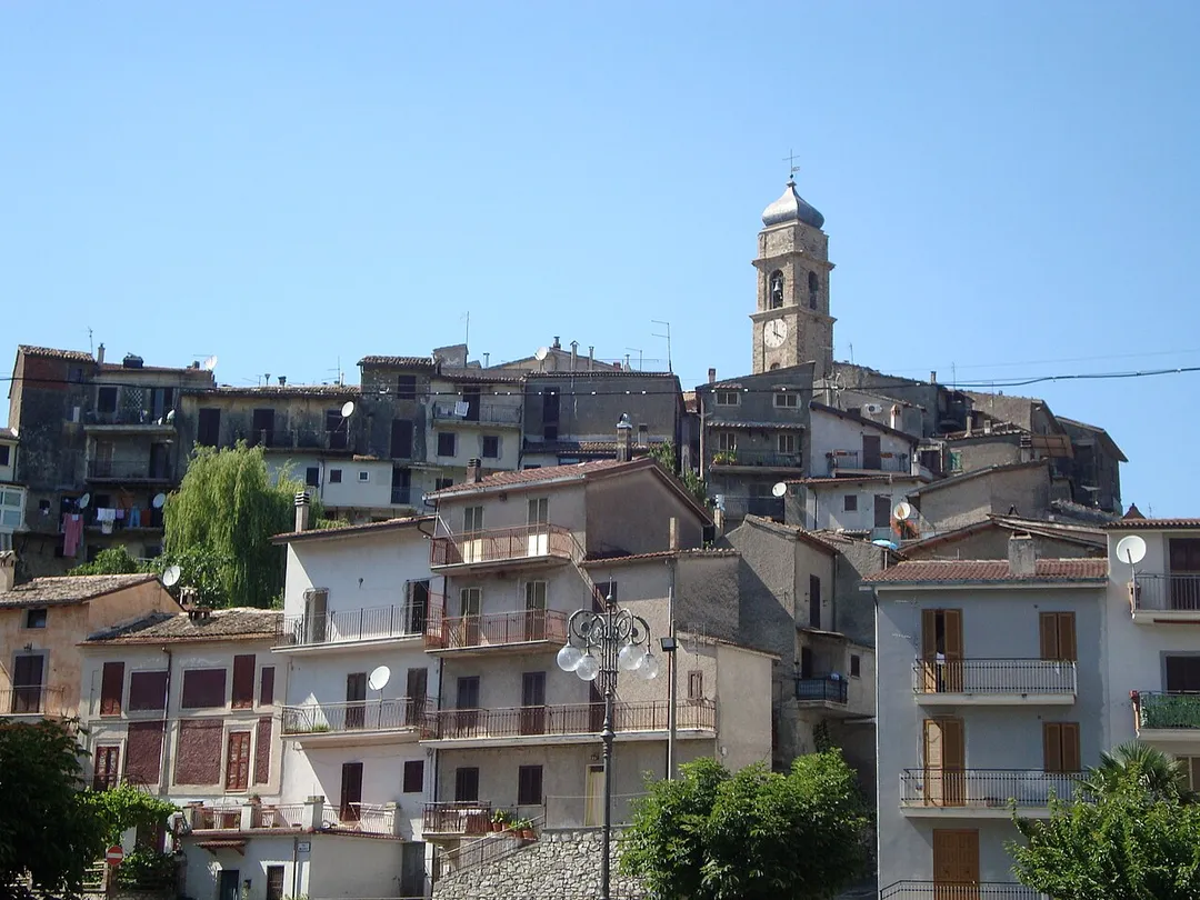 View of Agosta in the Lazio region of Italy