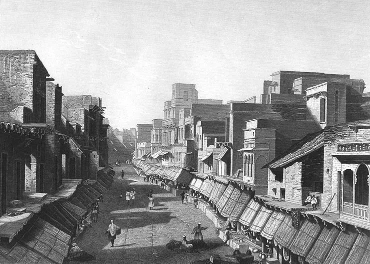 Agra, Main Street, 1858