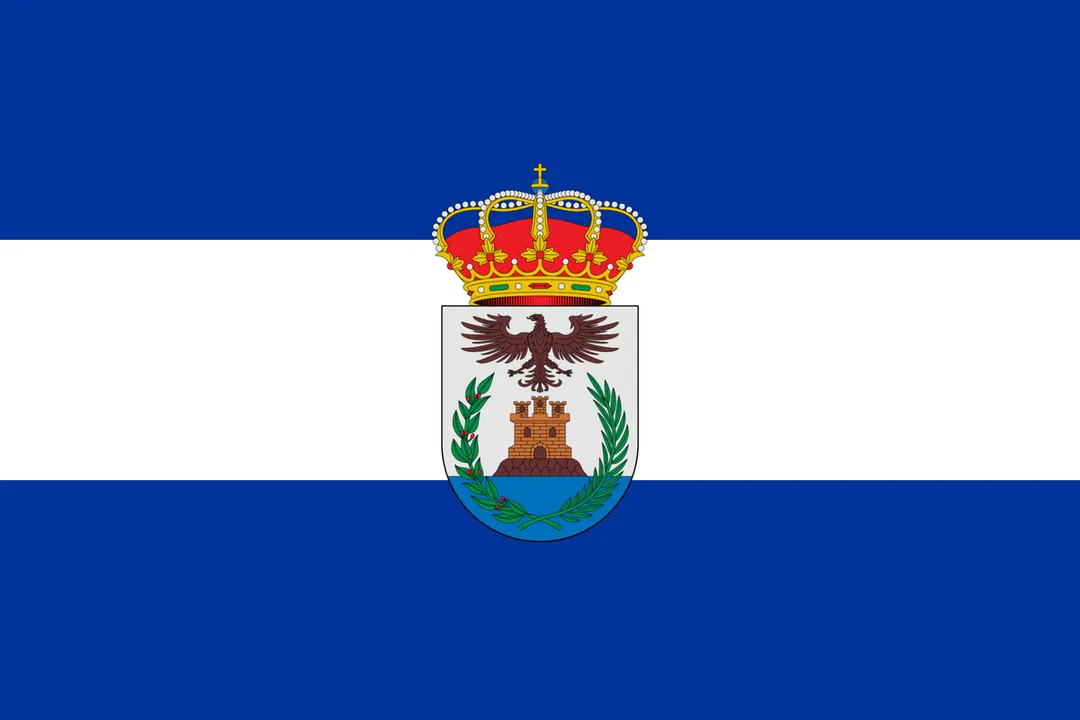 Bandera de la ciudad y municipio de Águilas (Región de Murcia), según B.O.R.M. n.º 85 de 12/04/2001