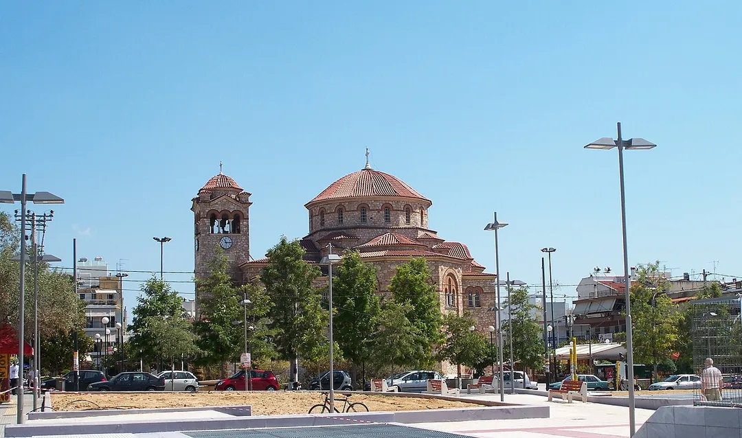 Estavromenou Square, Egaleo, Athens.