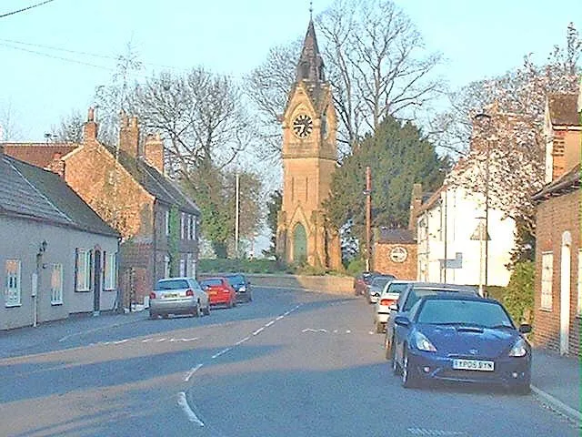 The clock tower, Airmyn, East Riding of Yorkshire, England.