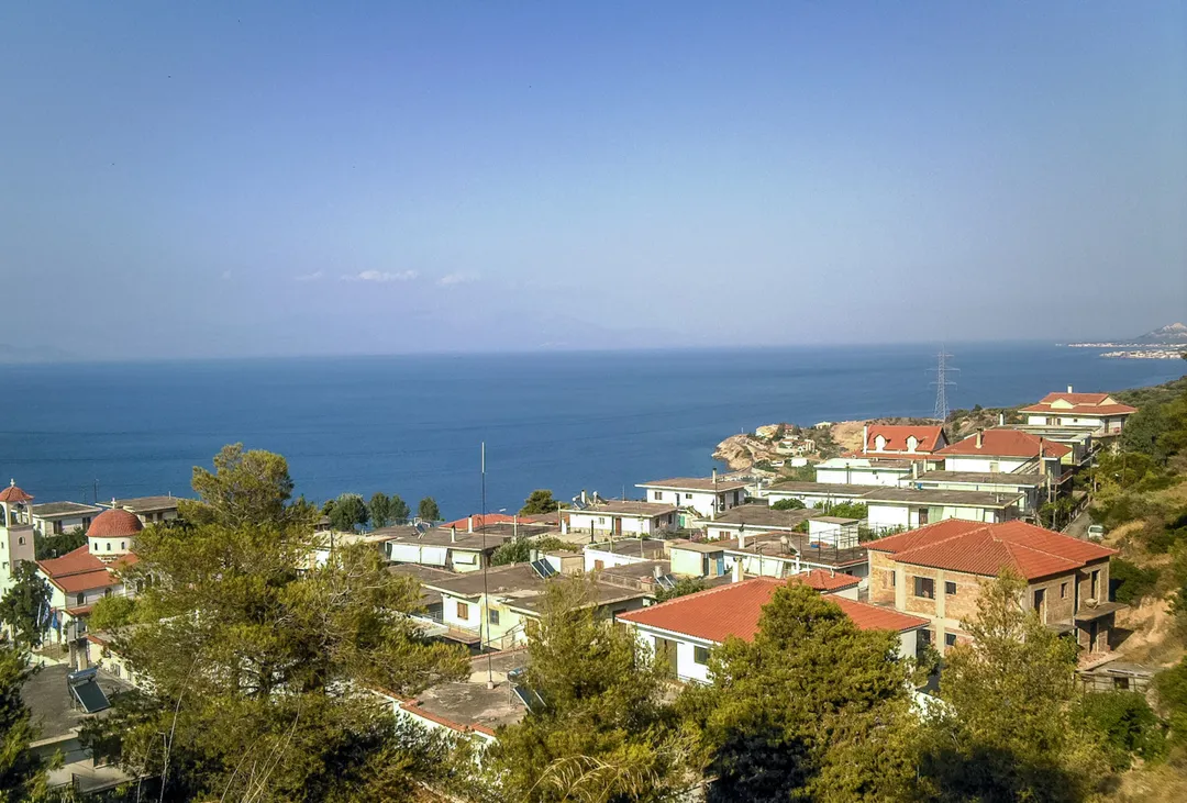 View of Egira, Achaia, Greece.