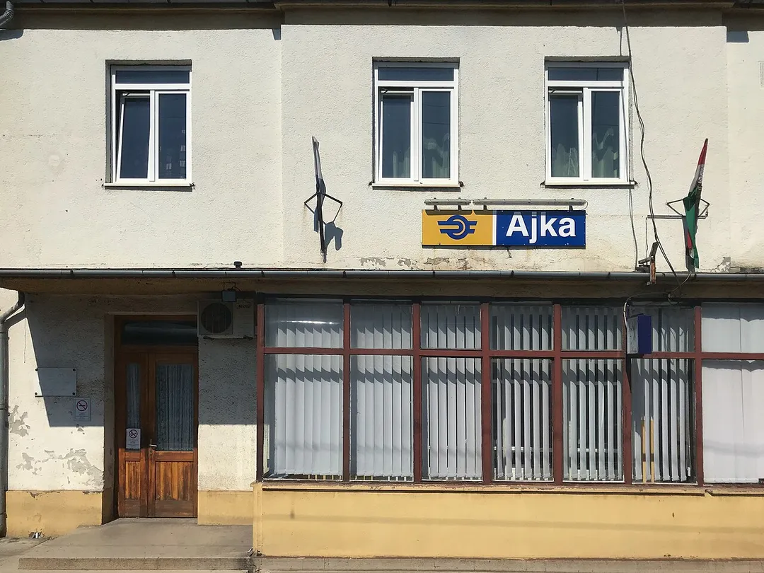 Ajka, Hungary train station