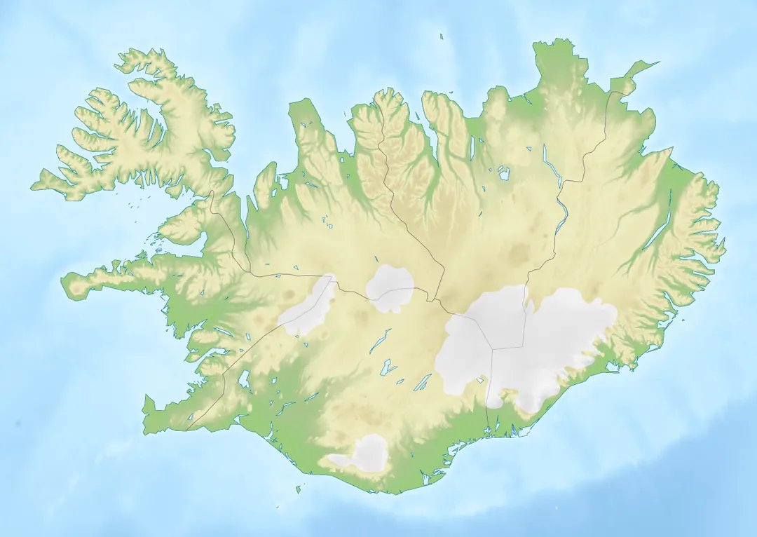 Location map of Iceland