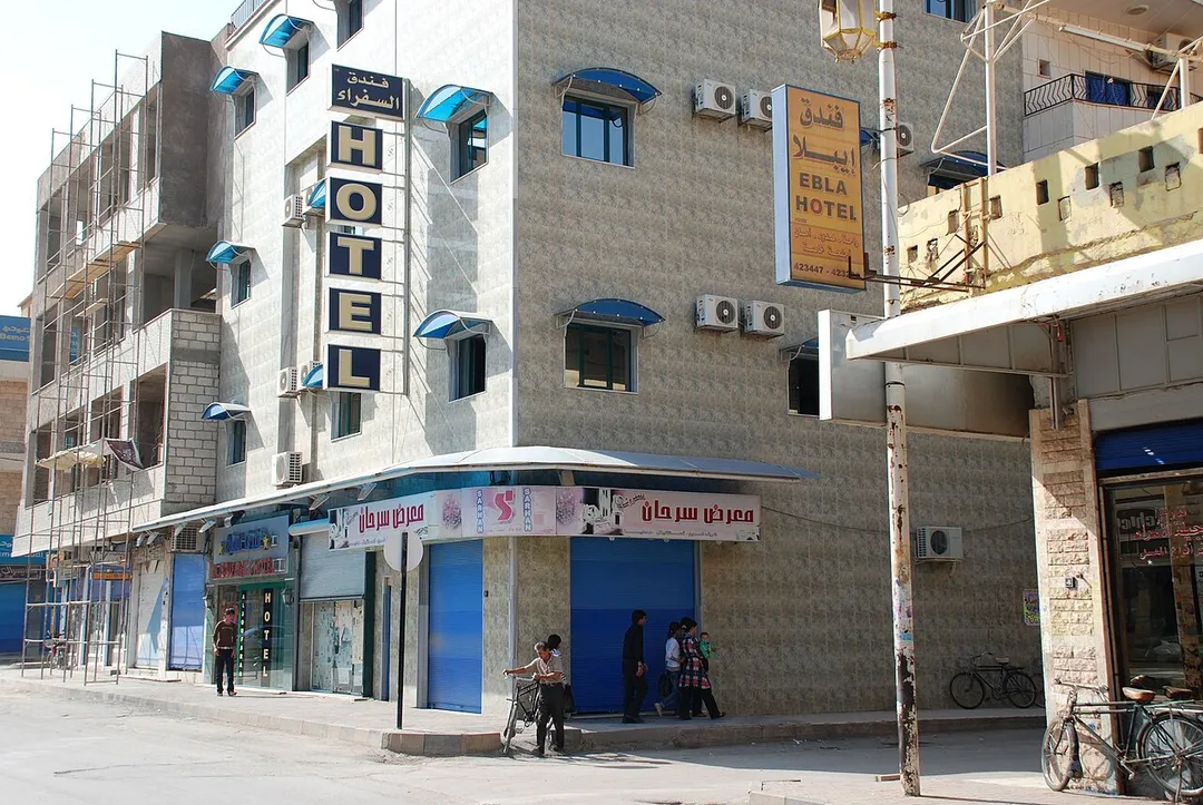 Qamishli, Syria, Sh. ar-Rais Hafiz al-Assad = main street