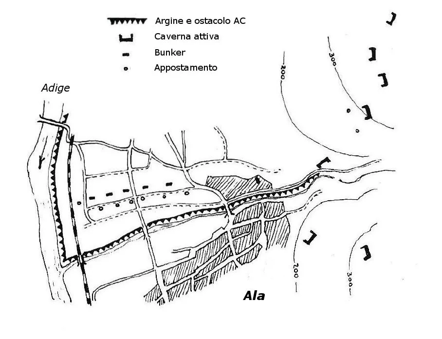 Sbarramento Ala nord